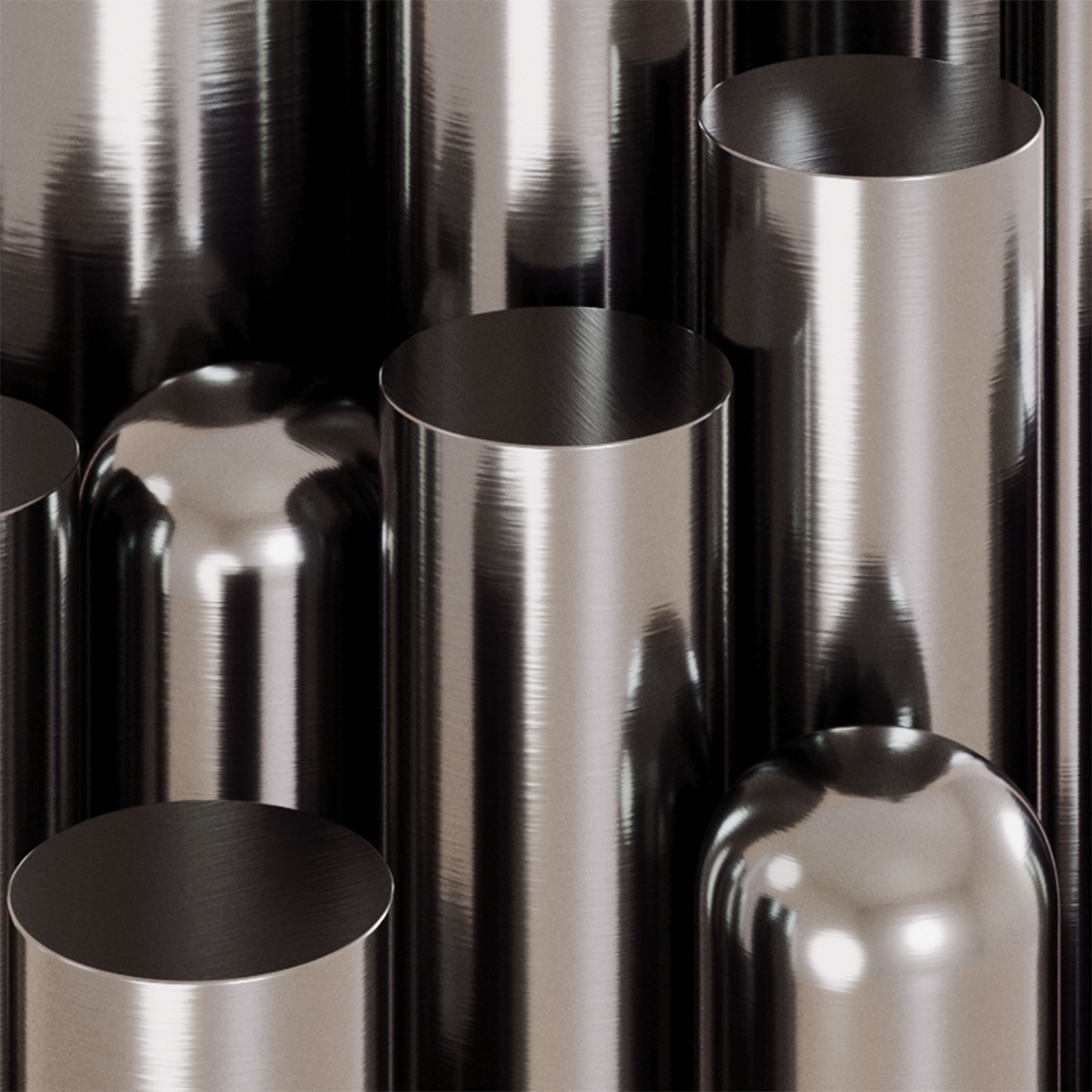 Steel, Brushed Silver Steel, Brushed Silver