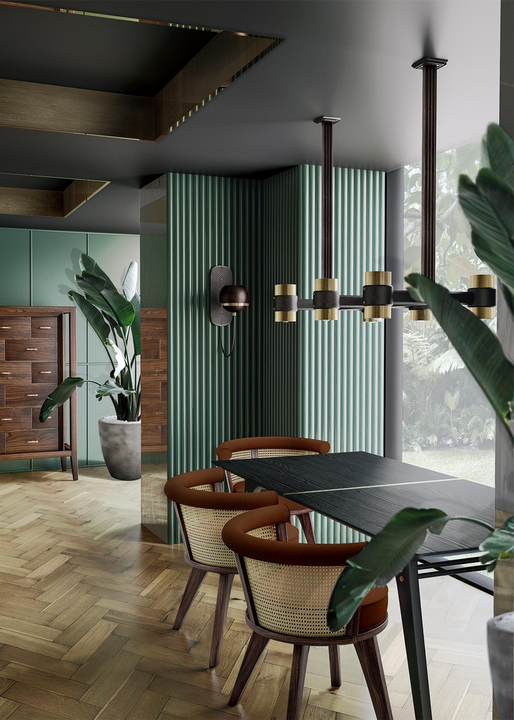 George Rattan Dining Chair