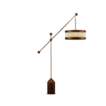 Hamilton Floor Lamp with rattan Hamilton Floor Lamp with rattan