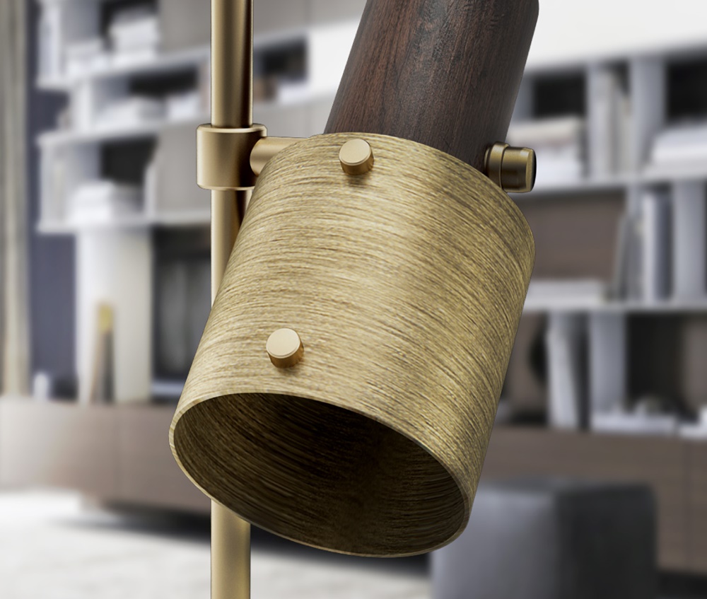 Herschel Wooden Table Lamp