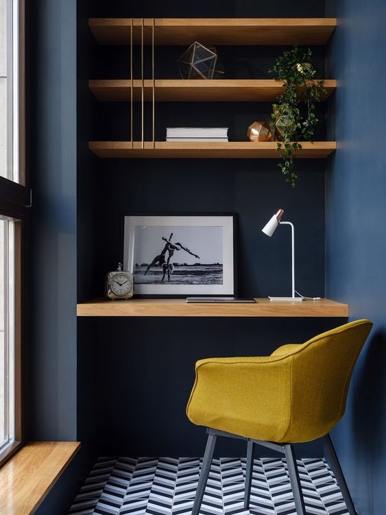 Home Office Ideas-Monochrome
