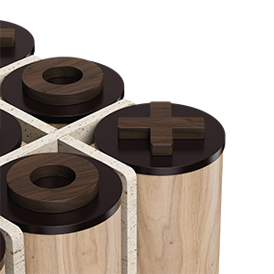 Kensington Tic-Tac-Toe Table