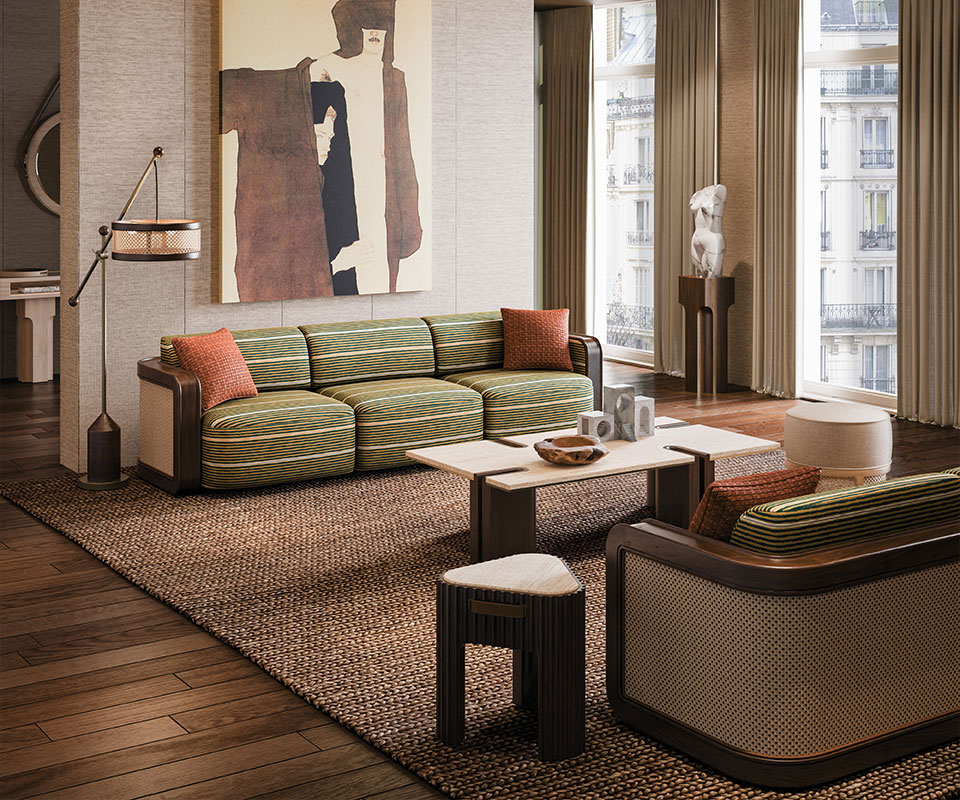 Curated: A Refined Tribute to Natural Elegance Kimberley sofa ambiente 1 Kimberley Sofa
