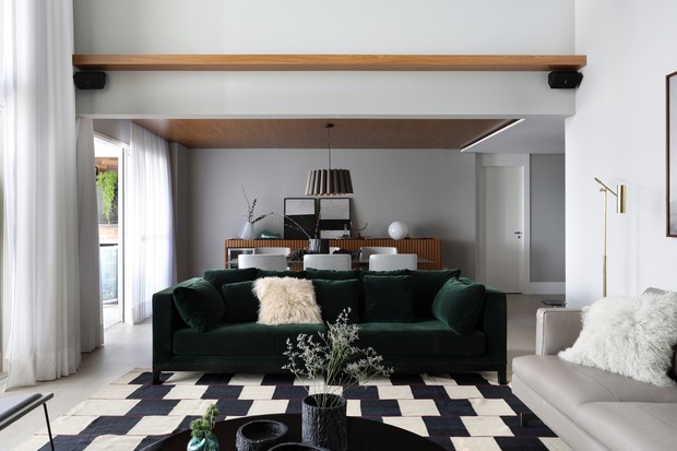 Living room and dining room integrated