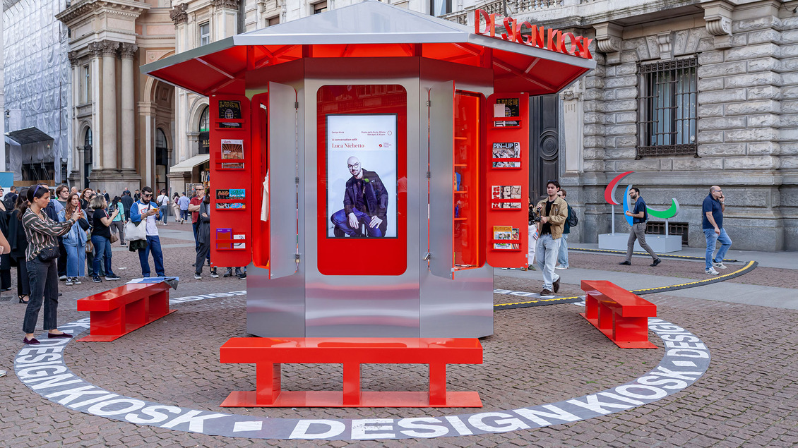 During the Milan Design Week 2025, the city will host the Design Kiosk, a temporary space curated by DWA Design Studio and located in Piazza della Scala.