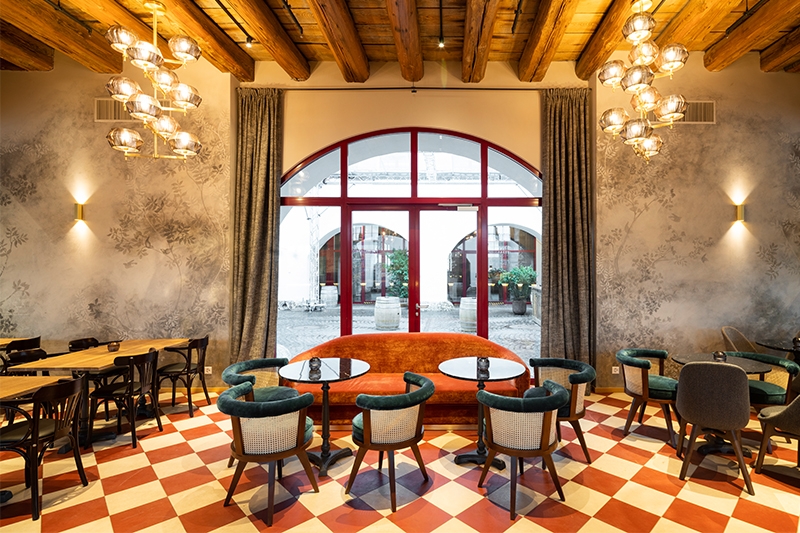 Projects Restaurant Gueterhof Zurich Switzerland george dining chair Gueterhof Restaurant - Zurich, Switzerland - George Dining Chair