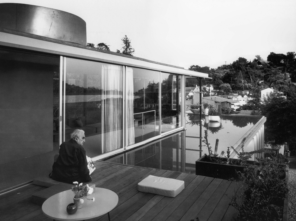 Richard Neutra (1892–1970) was an Austrian-American architect renowned for introducing the International Style to American architecture and developing the California Modern aesthetic in residential design. His work is characterized by clean lines, simple geometric forms, and a harmonious integration with the natural environment.