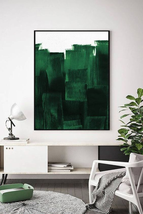 Forest Green Trend Interior Decor Inspiration forest-green-color-trend-interior-decor