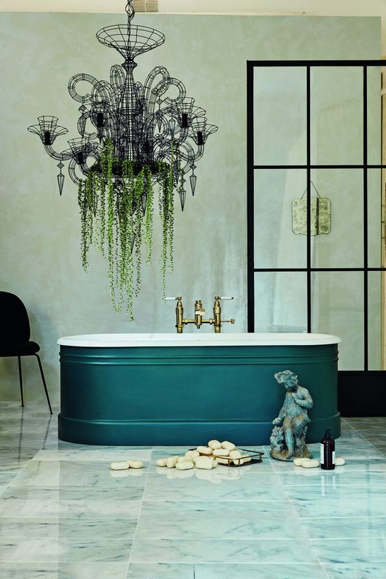 Forest Green Trend Interior Decor Inspiration forest-green-color-trend-interior-decor