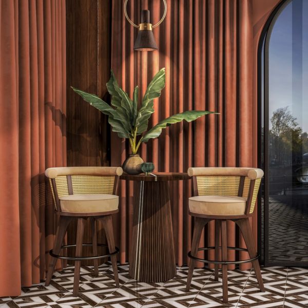 Bar Decor | George Rattan Bar Stool