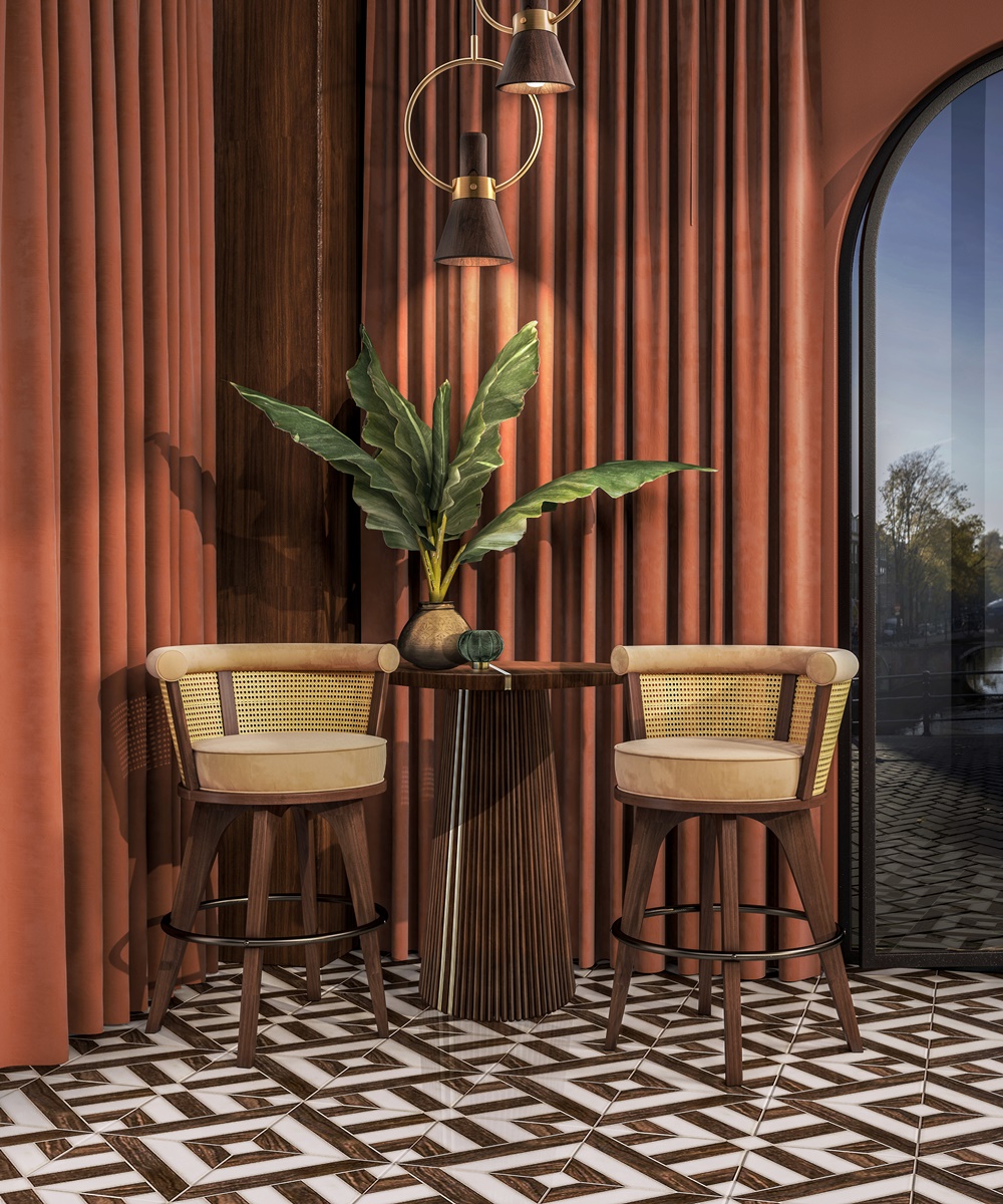 Bar Decor | George Rattan Bar Stool