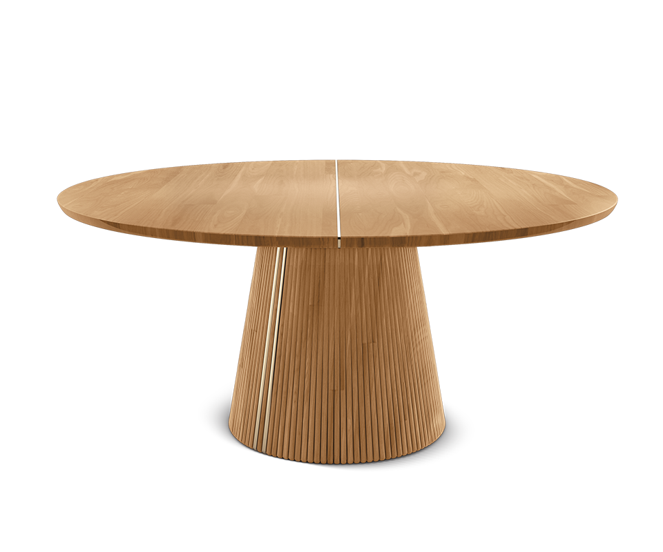 Henry Dining Table with brass detail