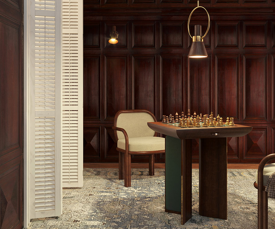 Game O’Clock - Howard Chess Table