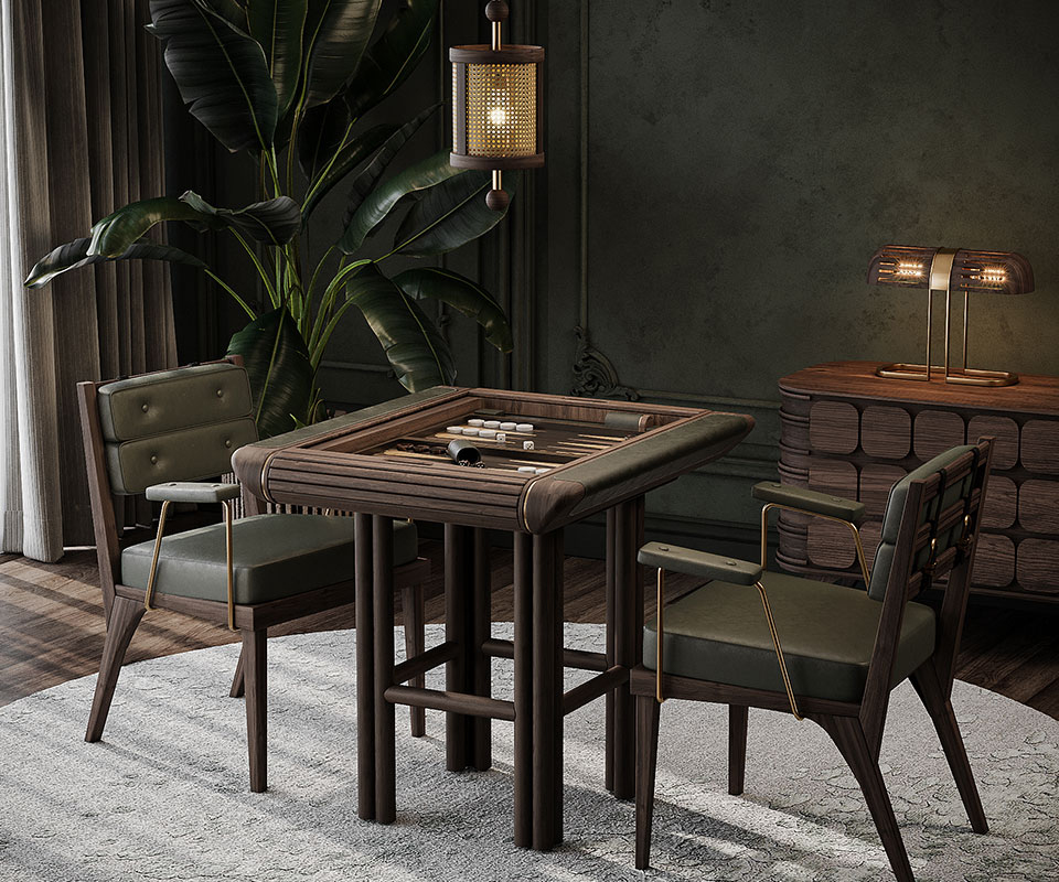 Game O’Clock - Jacoby Backgammon Table