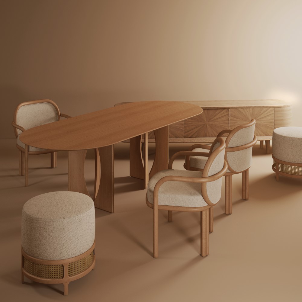 James dining chair in oak