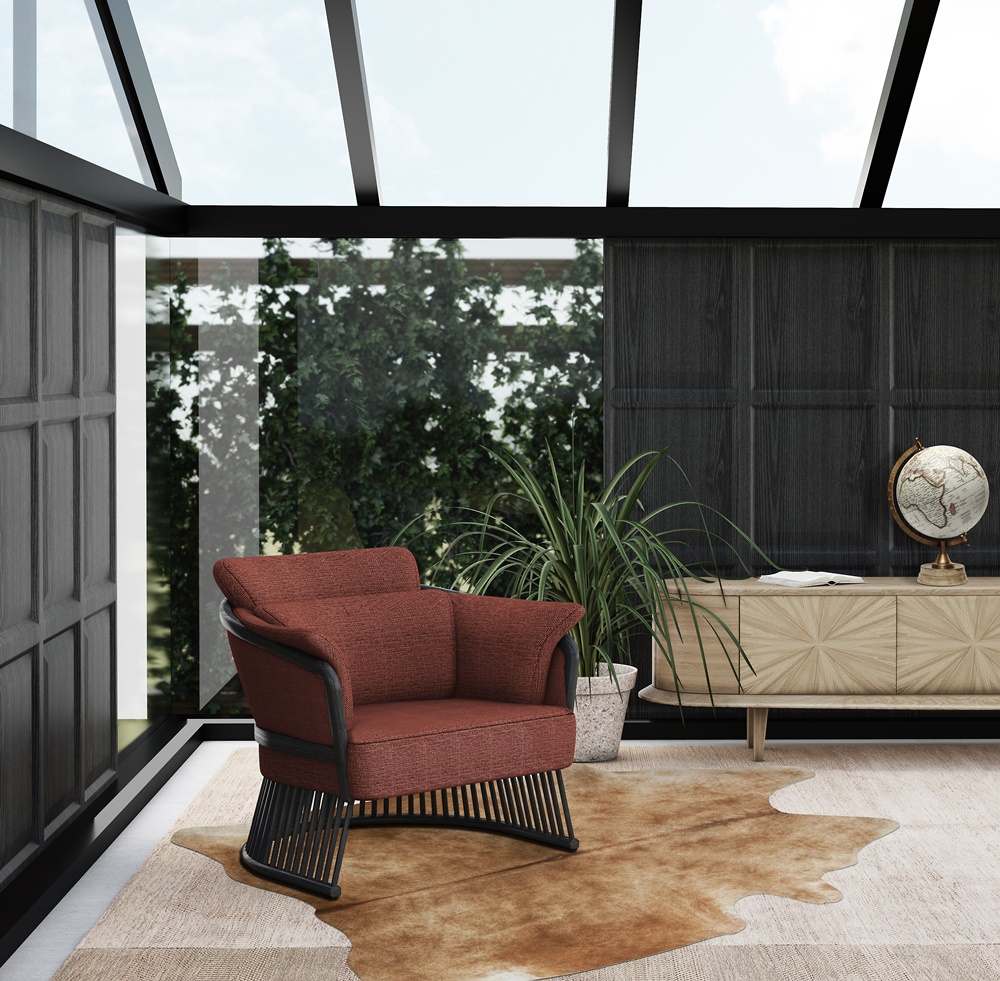 Johnson Wooden Armchair johnson armchair living room 1 Johnson Wooden Armchair