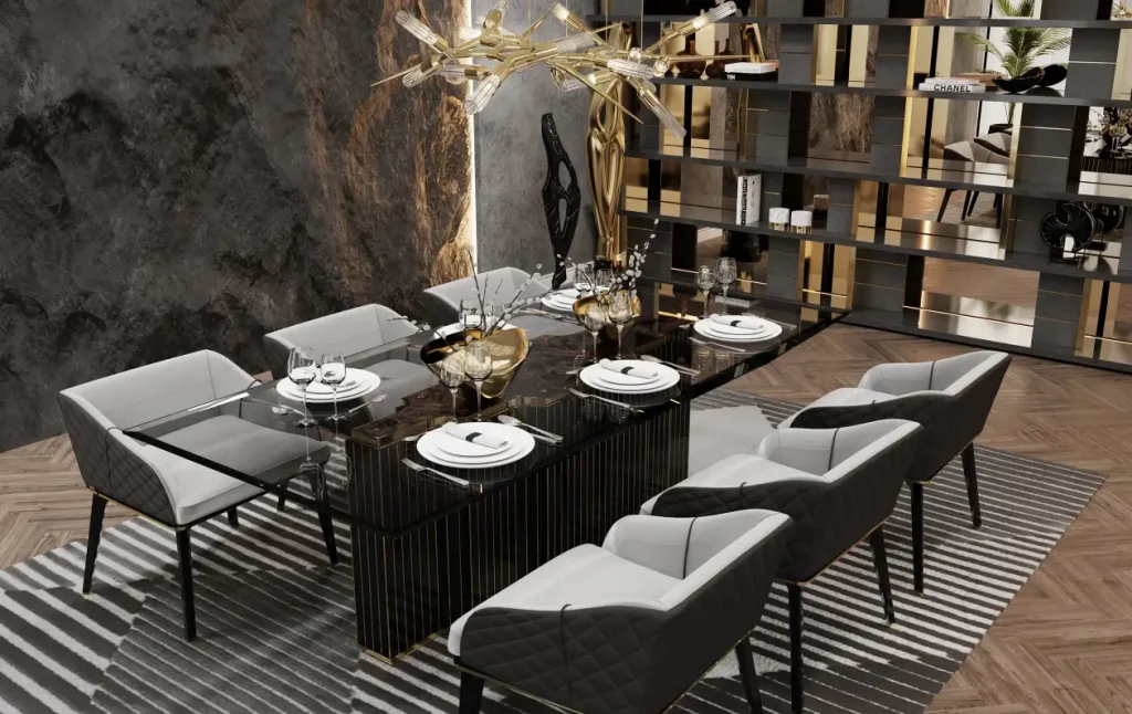 luxury-dining-areas-design dining-room4th July Decor Ideas Luxury Interior Decor-decor