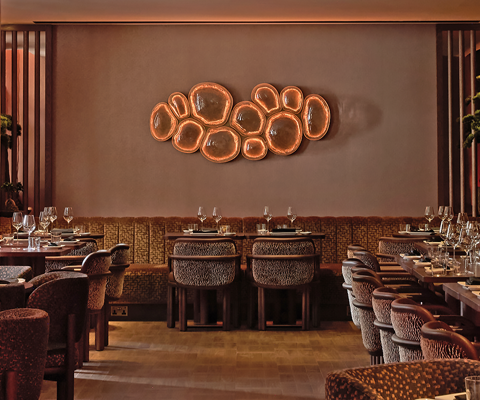 James dining chair at MA/NA Mayfair, London, UK