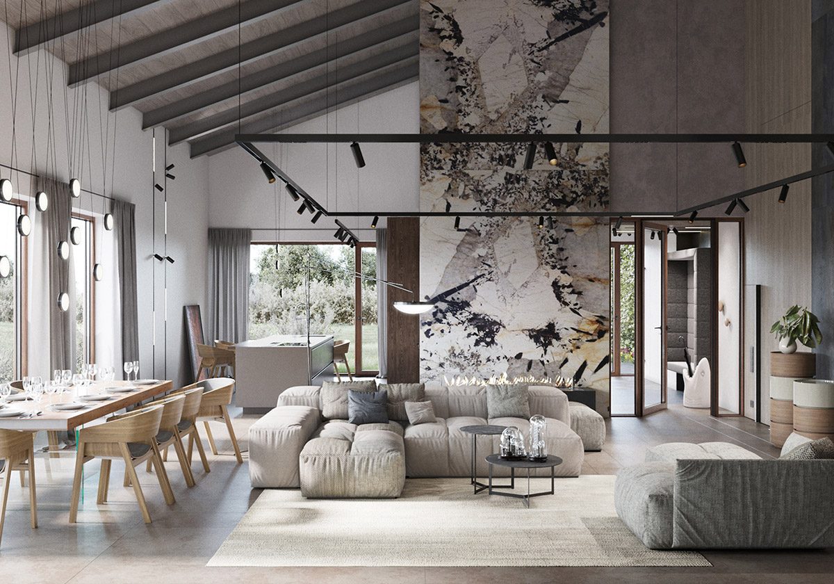 modern rustic living room modern rustic living room