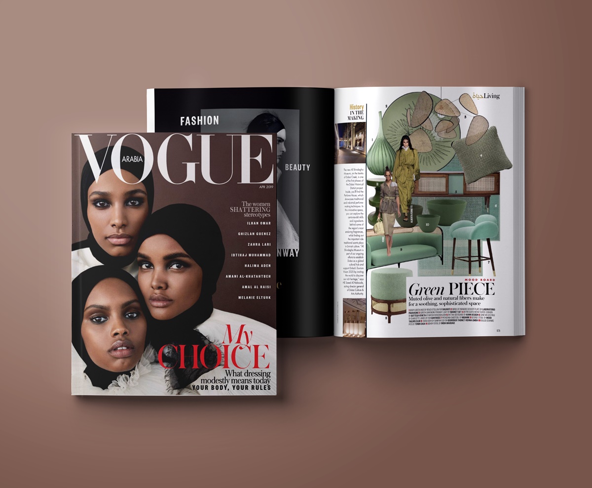 George Stool Vogue Arabia vogue APRIL 2019